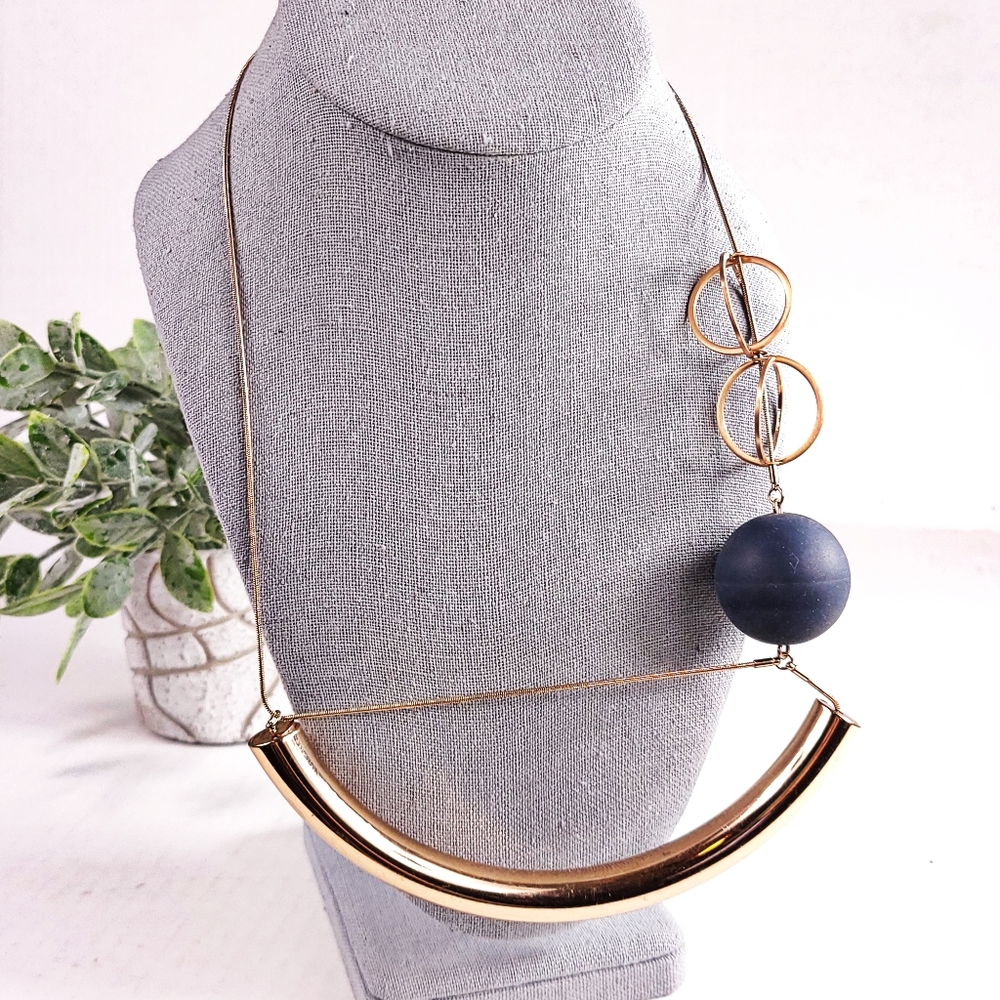 COS Modern Eclectic Geometric Necklace